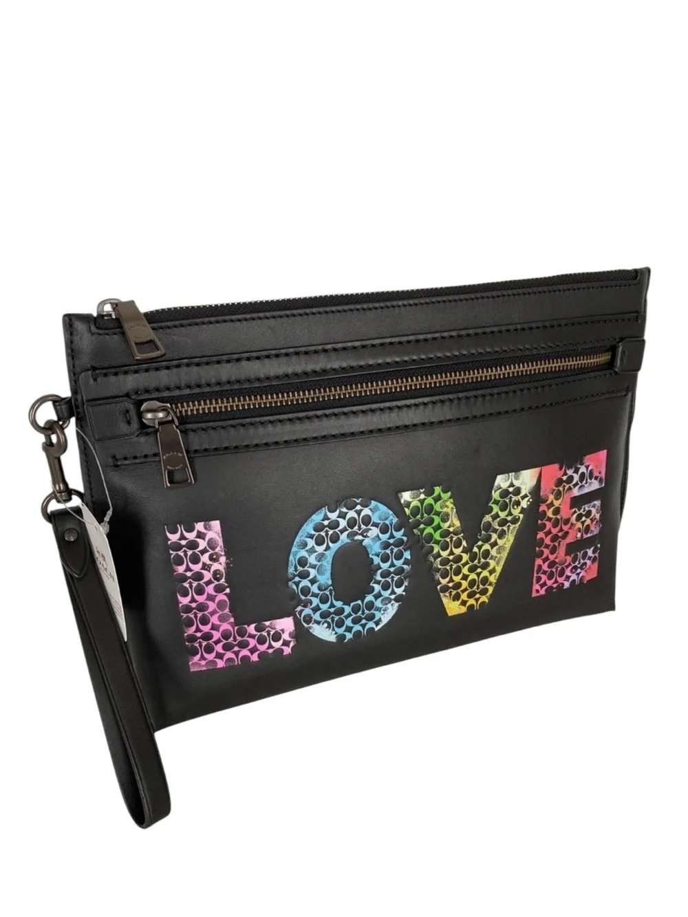Coach Love Academy Leather Clutch by Jason Naylor